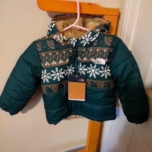 NWT The North Face 12-18 months Green winter Jacket